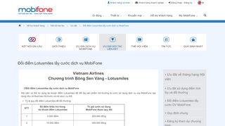 
                            11. Hàng không Quốc Gia Việt Nam - Mobifone