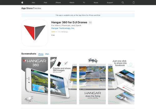 
                            3. Hangar 360 for DJI Drones on the App Store - iTunes - Apple
