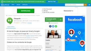 
                            9. Hangouts - Descargar