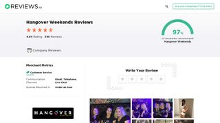 
                            6. Hangover Weekends Reviews - Read 230 Genuine Customer ...