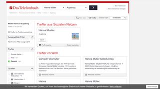 
                            13. Hanna Müller aus Augsburg in der Personensuche von Das ...