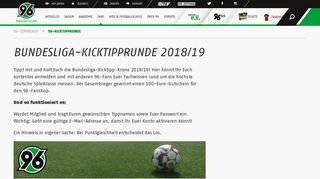 
                            4. Hannover 96: 96-Kicktipprunde
