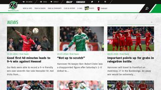 
                            3. Hannover 96: Homepage