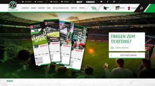 
                            2. Hannover 96: Tickets