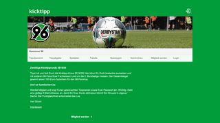 
                            1. Hannover 96 Tippspiel | kicktipp