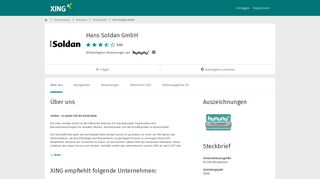 
                            11. Hans Soldan GmbH als Arbeitgeber | XING Unternehmen