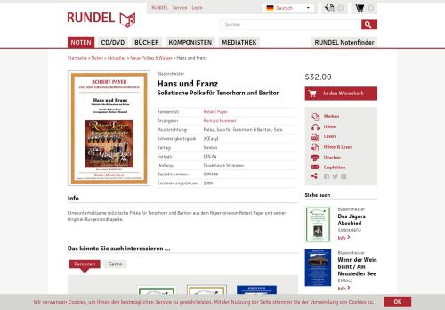
                            12. Hans und Franz | Robert Payer | Richard Hummel | RUNDEL Verlag