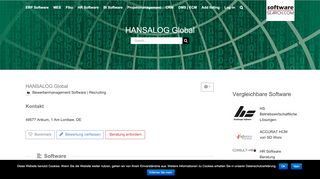 
                            7. HANSALOG Global | Software-Search