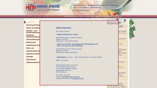 
                            2. Hanse-Menü Rostock - Ihr Partner für Veranstaltungsräume, Catering ...