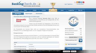 
                            13. Hanseatic Bank | BankingCheck.de