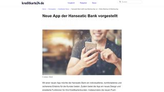 
                            12. Hanseatic Bank stellt neue Banking App vor - Online Banking mit ...