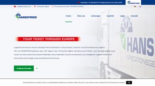 
                            13. Hansefrigo Spedition GmbH – Your ticket through Europe