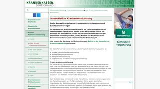 
                            12. HanseMerkur Krankenversicherung - Krankenkassen.de