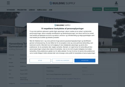 
                            7. Hansenberg Tekniske Gymnasium - tilbygning - Building Supply DK