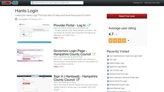 
                            8. Hants Login