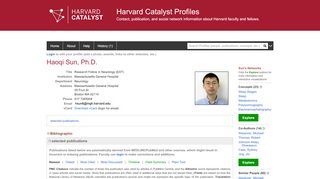 
                            11. Haoqi Sun | Harvard Catalyst Profiles | Harvard Catalyst