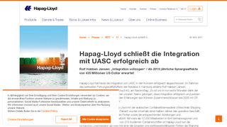 
                            5. Hapag-Lloyd schließt die Integration mit UASC erfolgreich ab - Hapag ...
