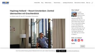 
                            9. Hapimag Resort Amsterdam: Zentral übernachten an der Gracht ...