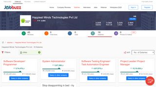 
                            9. Happiest Minds Technologies Pvt Ltd Salary Information - 16 Salaries ...