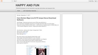 
                            12. HAPPY AND FUN : Cara Nonton Bigo Live Di PC tanpa Harus ...