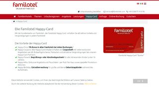 
                            1. Happy-Card - die Kundenkarte - Familotel