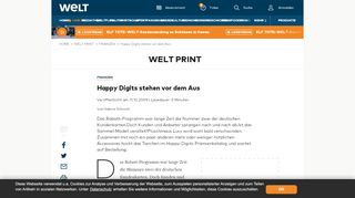 
                            11. Happy Digits stehen vor dem Aus - WELT