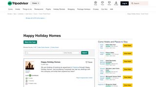 
                            11. Happy Holiday Homes - Como Forum - TripAdvisor