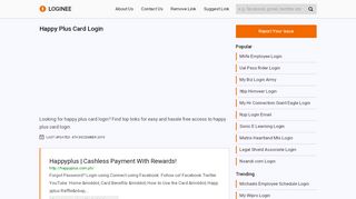 
                            10. Happy Plus Card Login