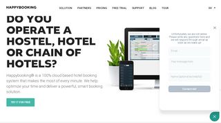 
                            3. Happybooking: Booking system for your hotel or hostel