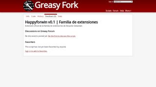 
                            10. Happyforwin v0.1 | Familia de extensiones - Feedback - Greasy Fork