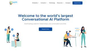 
                            1. Haptik: Best AI Chatbots for Business