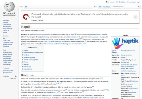 
                            5. Haptik - Wikipedia