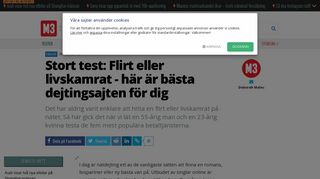 
                            11. Här är nätets bästa dejtingsajter - test av dejtingsidor - M3