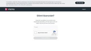 
                            1. Har du glömt lösenordet? - Mitt konto - Viaplay