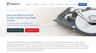 
                            11. Hard Drive & Disk Eraser Software - Blancco