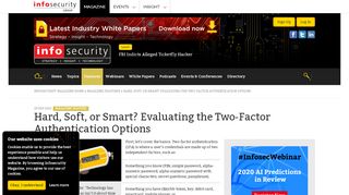 
                            5. Hard, Soft, or Smart? Evaluating the Two-Factor Authentication Options