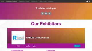 
                            10. HARDIS GROUP Iberia - Exhibitor catalogue / Logistics Madrid 2018 ...