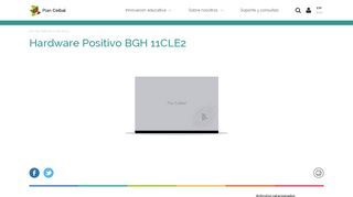 
                            10. Hardware Positivo BGH 11CLE2 - Plan Ceibal