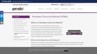 
                            13. Hardware Security Modules (HSMs) - SafeNet Encryption & Key Security