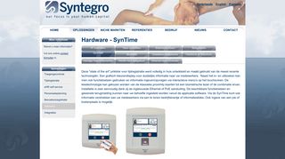 
                            5. Hardware - SynTime | Syntegro