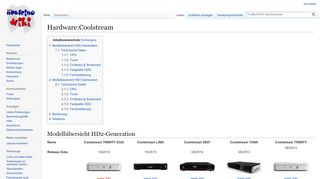 
                            5. Hardware:Coolstream – TuxBoxWIKI - Tuxbox-Forum