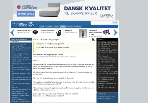 
                            10. HardwareOnline.dk - Forum: Homeenter har snydt på en måde.