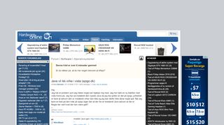 
                            7. HardwareOnline.dk - Forum: Jave vil ikk virke i vista (spigo.dk)