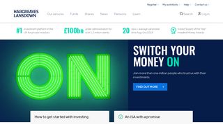 
                            4. Hargreaves Lansdown | ISAs, pensions, funds and shares