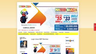 
                            3. Hario Business Partner: Login Area HBP Member