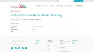 
                            13. Harley-Davidson Annual Dealer Meeting | San Diego Convention Center