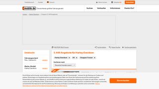 
                            12. Harley-Davidson Chopper Angebote bei mobile.de kaufen