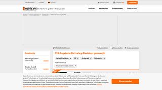 
                            3. Harley-Davidson Gebraucht Motorrad Angebote bei mobile.de kaufen