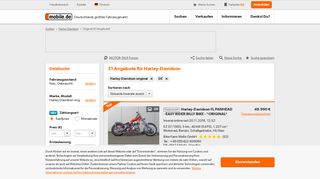 
                            10. Harley-Davidson Original Angebote bei mobile.de kaufen