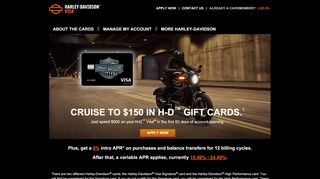 
                            11. Harley-Davidson® Visa Credit Card from U.S. Bank